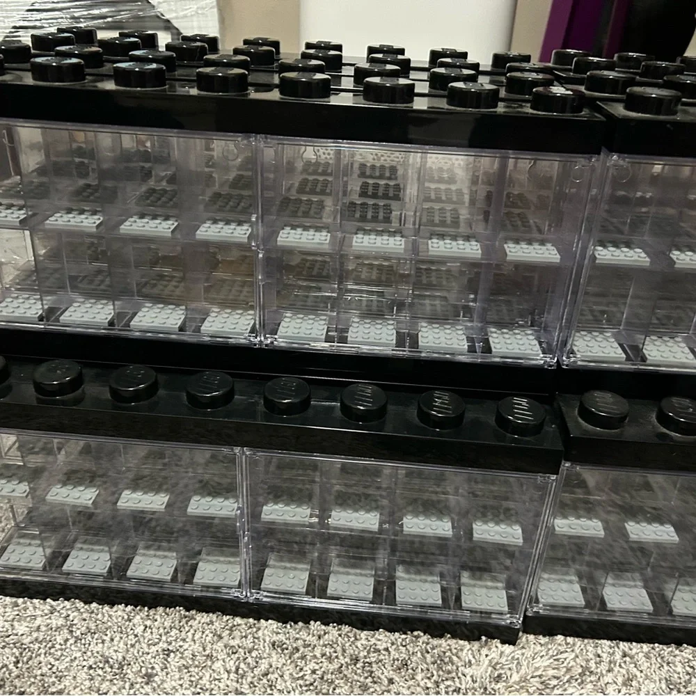 Custom listing for a101licia68 Lego Black and Clear Minifigure Display Case x7 - Picture 3 of 12